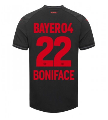 Bayer Leverkusen Victor Boniface #22 Hjemmebanetrøje 2023-24 Kort ærmer